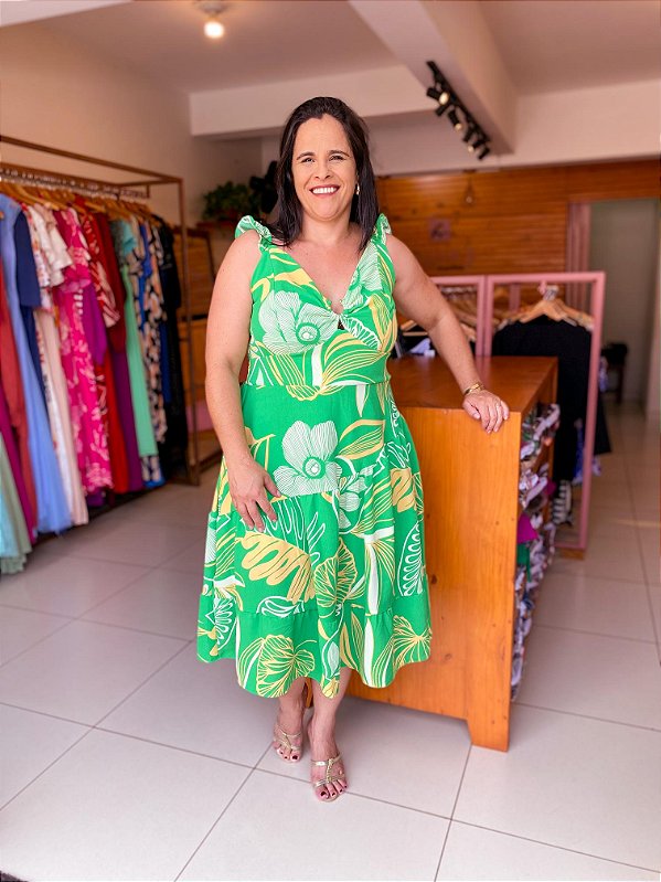 VESTIDO MIDI DALILA PLUS