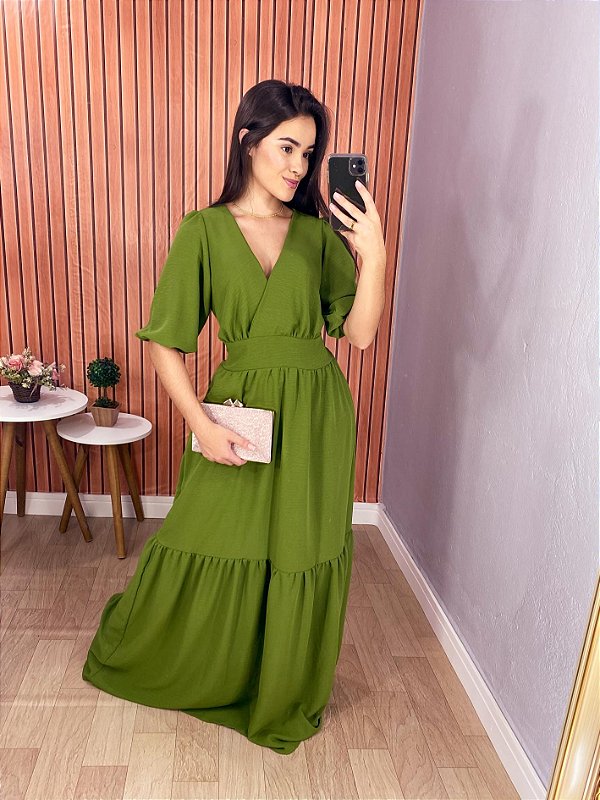 VESTIDO LONGO ANGELINA SLIM
