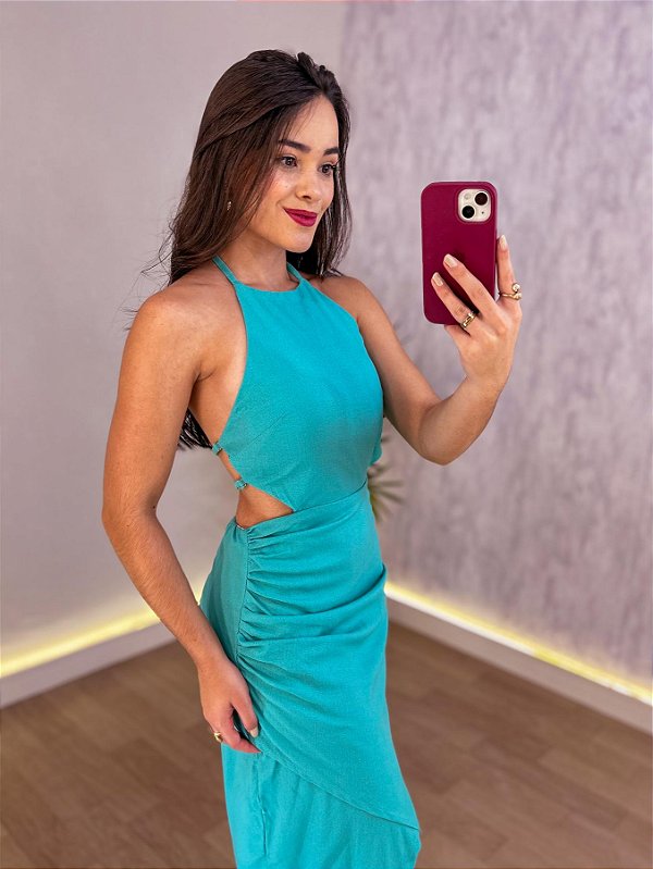 VESTIDO MIDI CLARA SLIM