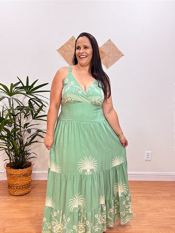 VESTIDO LONGO CINDY PLUS