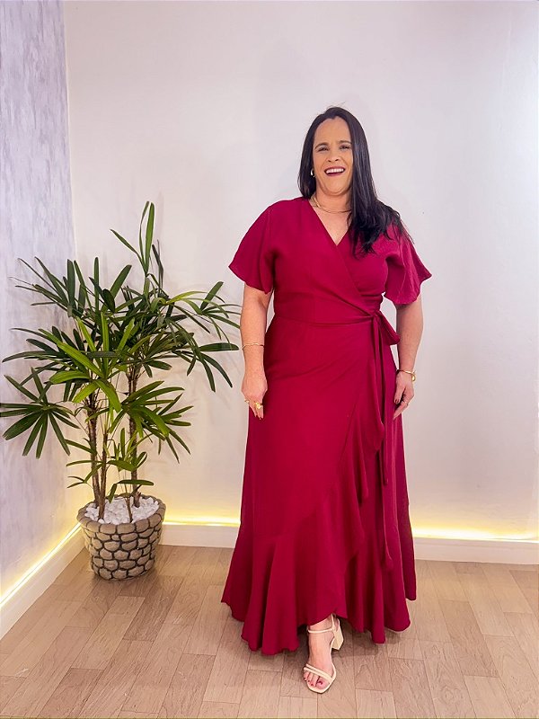 VESTIDO ENVELOPE ISA PLUS SIZE