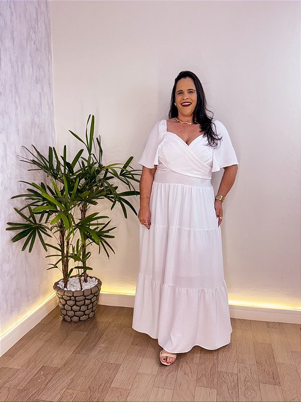VESTIDO LONGO KATEANE DUNA PLUS SIZE
