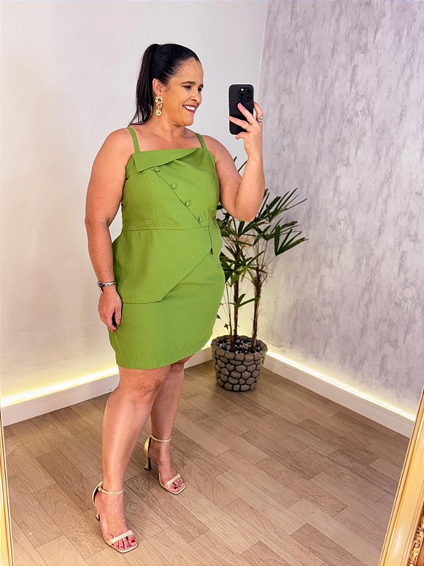 VESTIDO CURTO KEITY PLUS SIZE