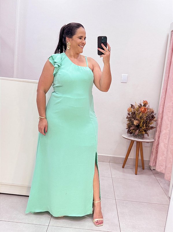 VESTIDO LONGO PLUS SIZE THAIS