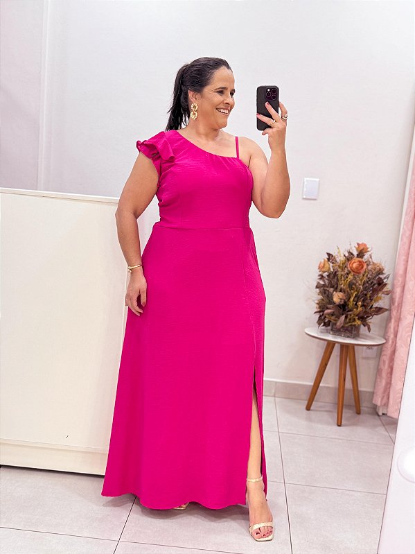 VESTIDO LONGO PLUS SIZE THAIS