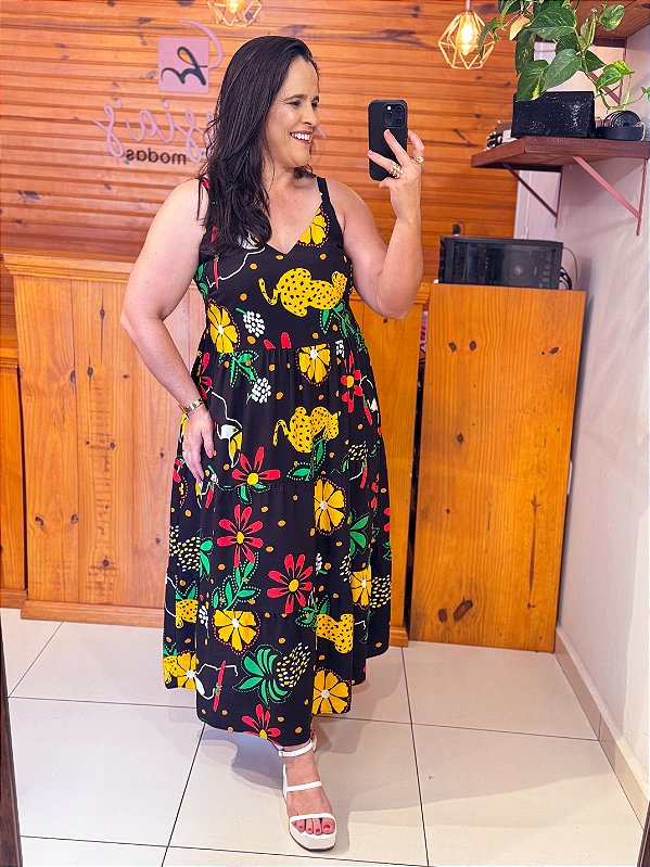 VESTIDO MIDI PLUS MARISSOL