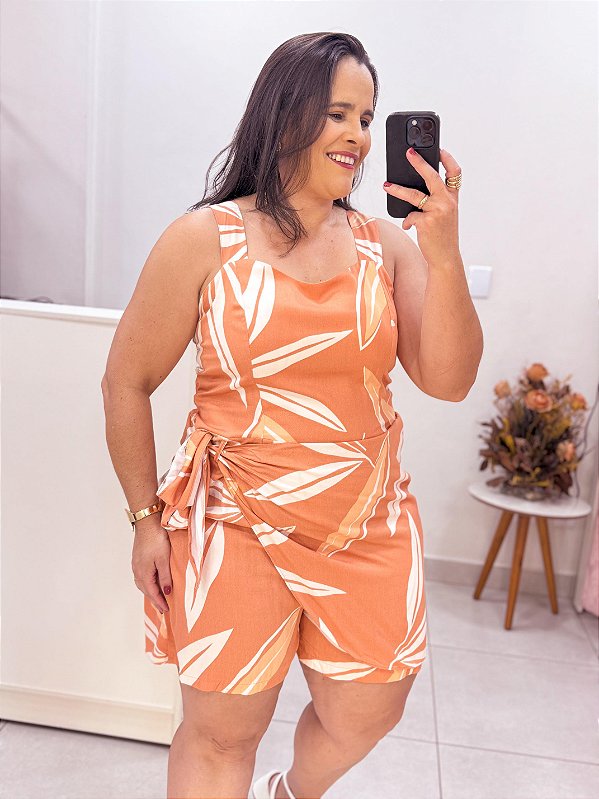 MACAQUINHO ESTAMPADO MARRY PLUS SIZE
