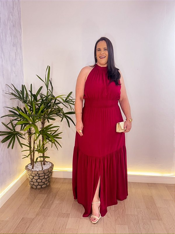 VESTIDO LONGO KELE PLUS SIZE