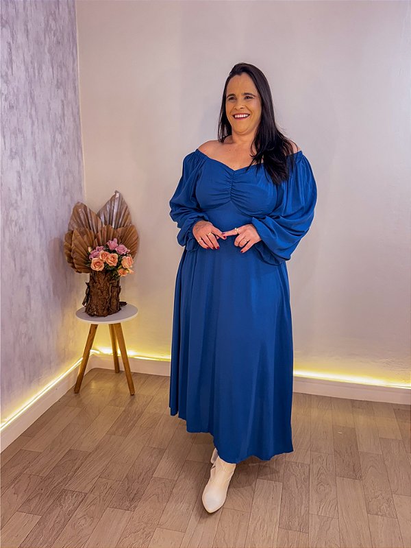 VESTIDO SARAH MANGA PLUS