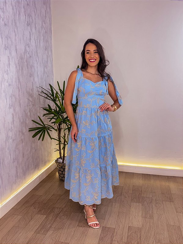 VESTIDO LONGO LESE JÚLIA SLIM