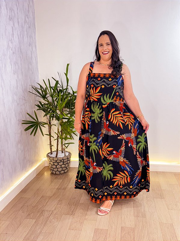 VESTIDO LONGO VÂNIA PLUS