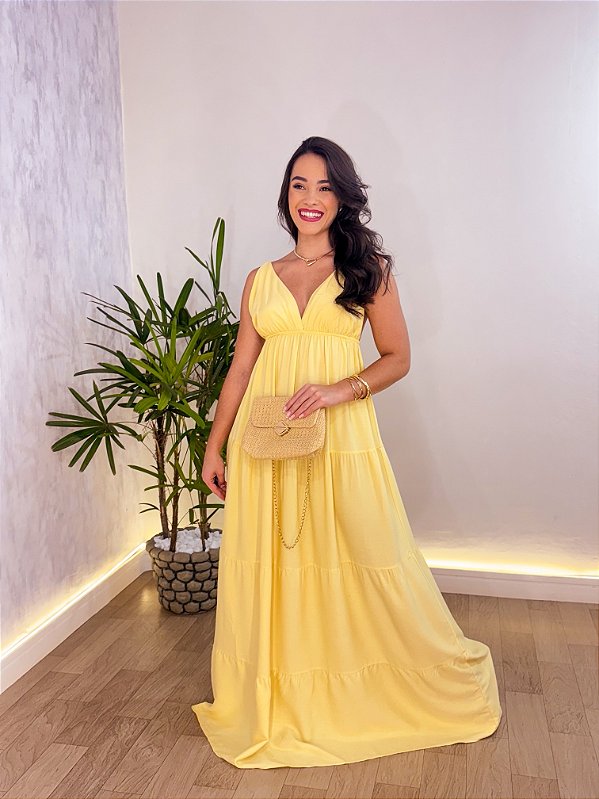VESTIDO LONGO JUSSARA SLIM