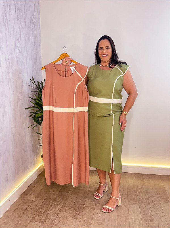 VESTIDO MIDI JOELMA PLUS