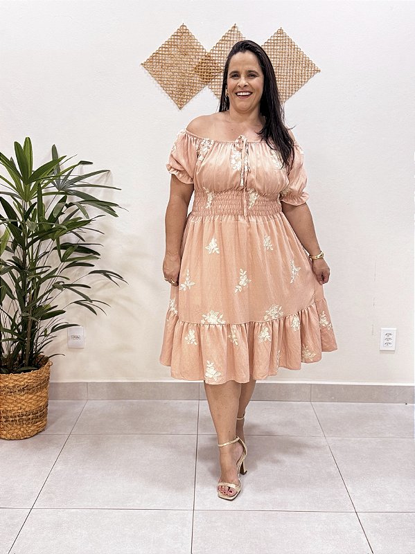 VESTIDO MIDI CIGANINHA TAMARA PLUS