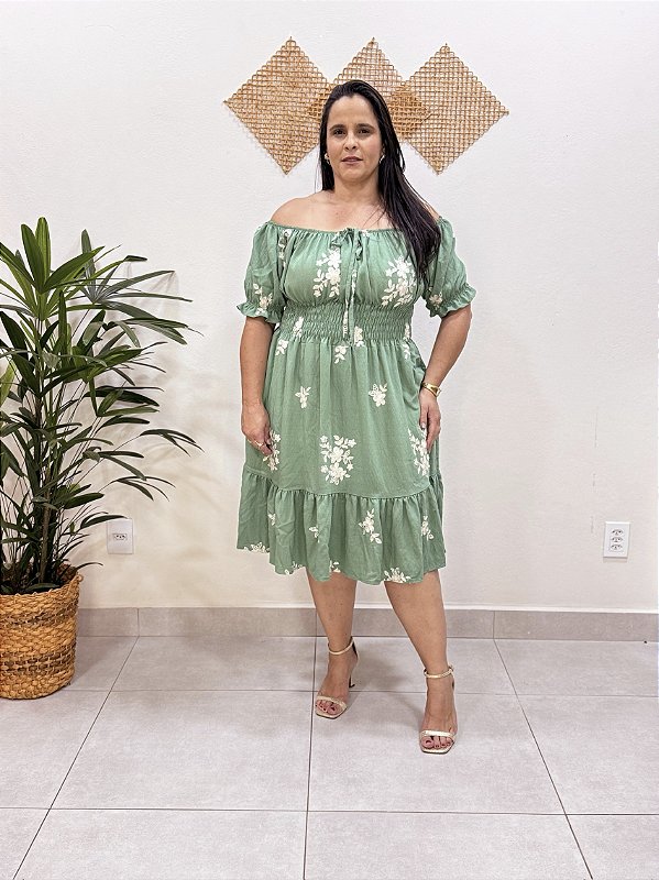 VESTIDO MIDI CIGANINHA TAMARA PLUS