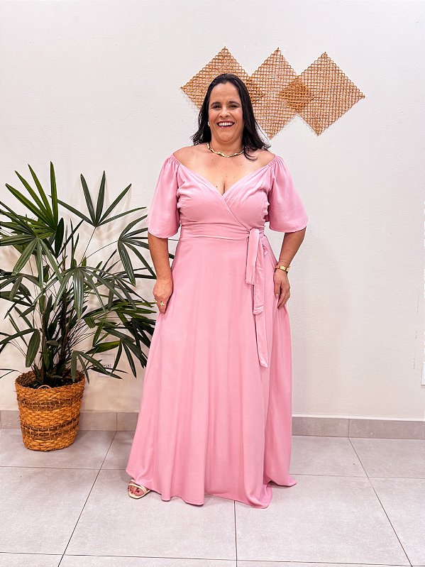 VESTIDO LONGO AMANDA PLUS