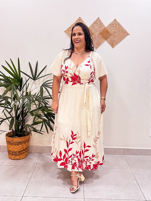 VESTIDO MIDI AMANDA PLUS