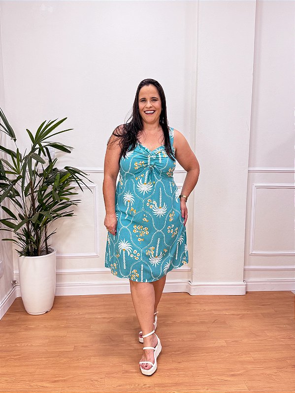 VESTIDO CURTO ROBERTA PLUS