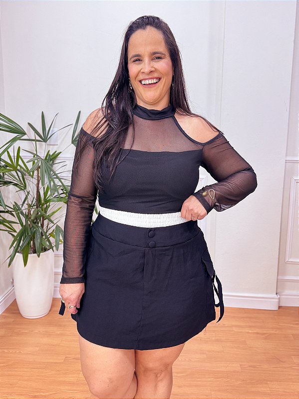 CROPPED TULE RECORTE PLUS