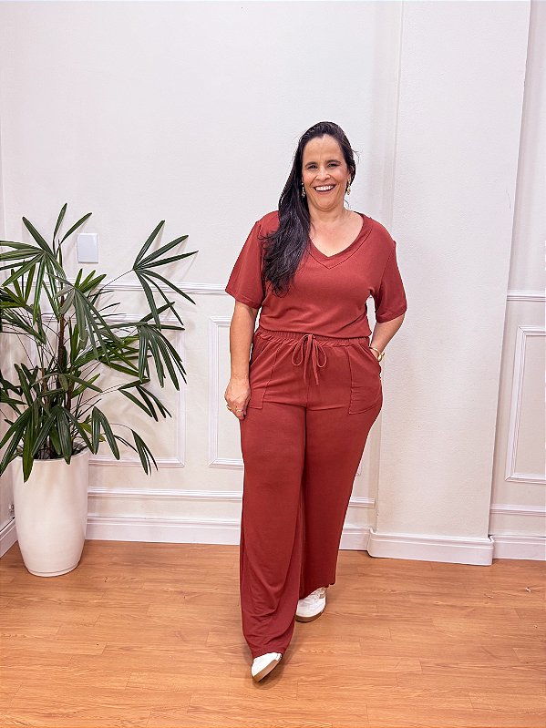 CONJUNTO MOLETINHO MANGA CURTA PLUS