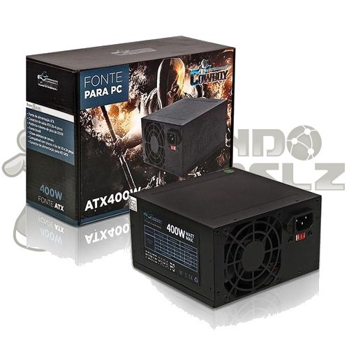 Fonte de Alimentação ATX Gamer 400w Cowboy - Knup KP-532
