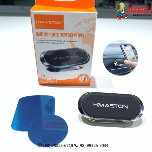 Suporte Veicular Magnético, 360 Graus - H'maston CJ-51