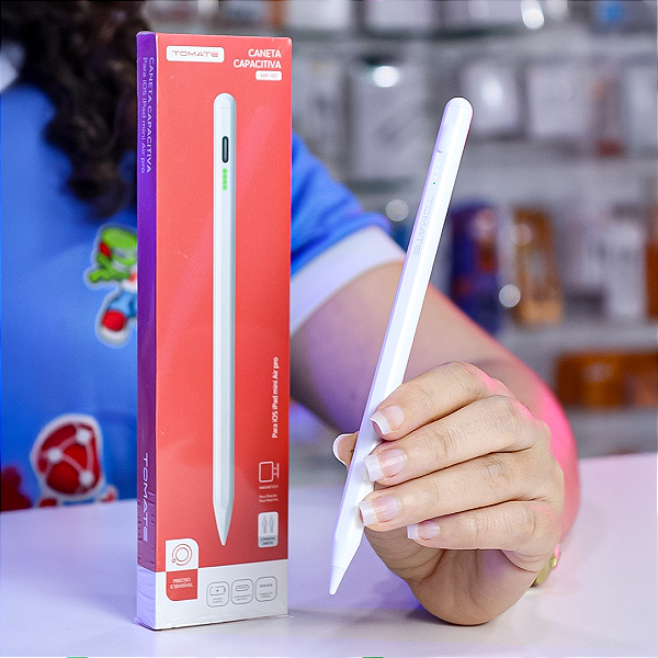 Caneta Touch Screen Alta Precisão Para iPad - Tomate MIP-007