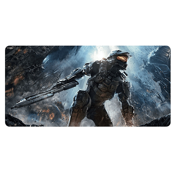MousePad Gamer 80x40cm com Bordas Costuradas, Control, Estampa Halo - Knup KP-S09