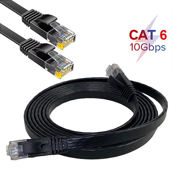 Cabo de Rede Cat 6 com 2 Metros, U/UTP, 1 Gbps - Ugreen NW102