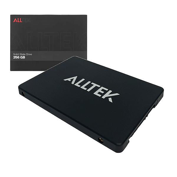 SSD 256 Gb SATA III 2.5" Leitura até 570MB/s, Gravação até 520MB/s - Alltek