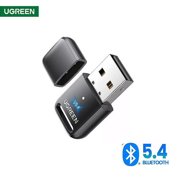 Adaptador Bluetooth USB Para PC Versão V5.4 Para Fone, Mouse, Controle Xbox/Ps4/Ps5 - Ugreen CM748