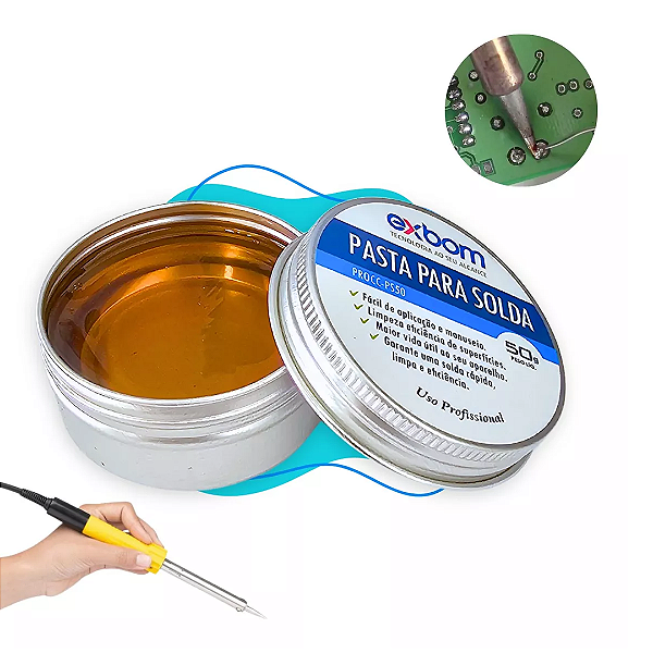 Pasta para Solda Lata Com 50g - Exbom PROCC-PS50