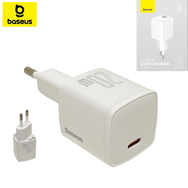 Carregador Fonte Tipo C 20W - Baseus CCXF-A02