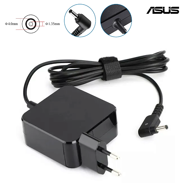 Carregador Para Notebook Asus 65W 19V 3.42A, Plug 4.0 x 1.35mm - Grasep D-519B