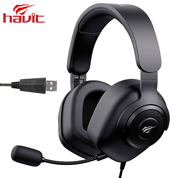 Headset Gamer USB 7.1, Som Estéreo Surround 3D, Drive 50mm - Havit H2230U