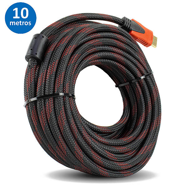 Cabo HDMI com 10 Metros V1.4 em Malha Trançada - It-blue LE-6612-10M