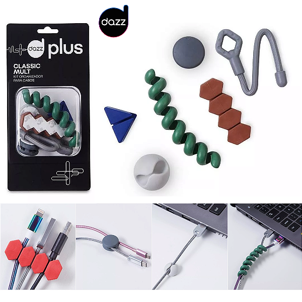 Kit Organizador para Cabos - Dazz Classic Multi