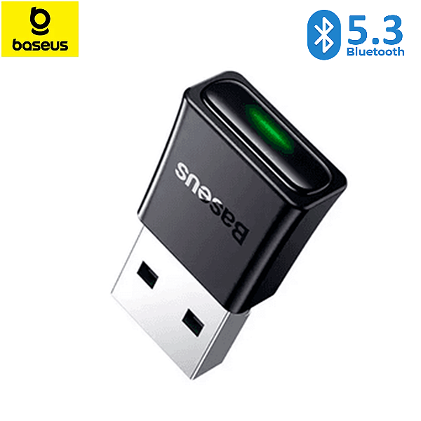 Adaptador Bluetooth Versão V5.3 USB Para PC e Notebook - Baseus BA07