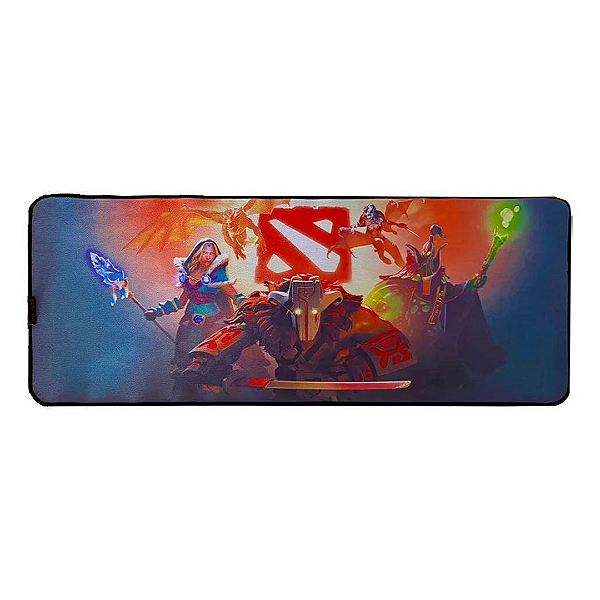 MousePad Gamer 80x30cm com Bordas Costuradas, Control, Estampa Dota - Knup KP-S08