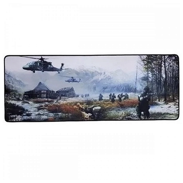 MousePad Gamer 80x30cm com Bordas Costuradas, Speed, Estampa Battle Field - Knup KP-S08