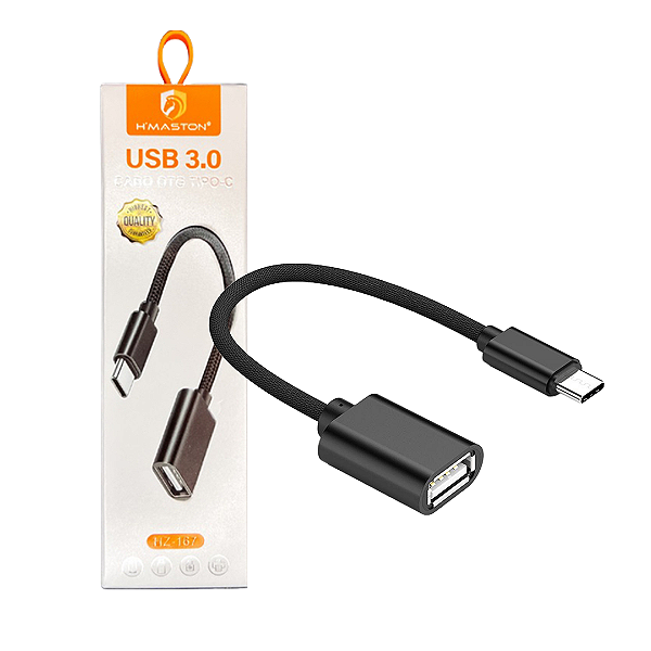 Adaptador OTG Cabo Tipo C para USB 3.0 - H'Maston HZ-167