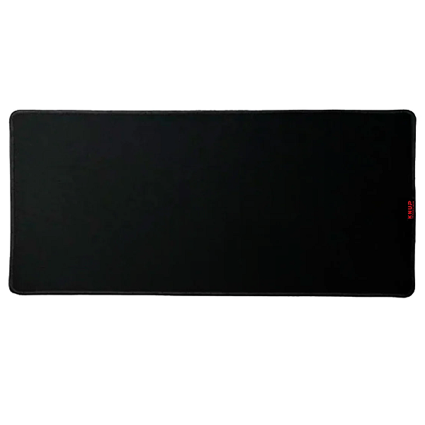 MousePad Gamer 80x40cm com Bordas Costuradas, Speed, Estampa Preta - Knup KP-S09