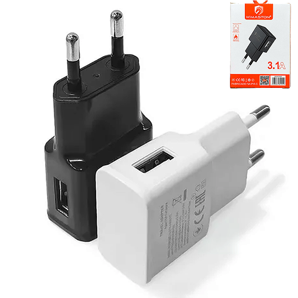 Carregador Fonte Simples USB 3.1 Max - H'maston F001