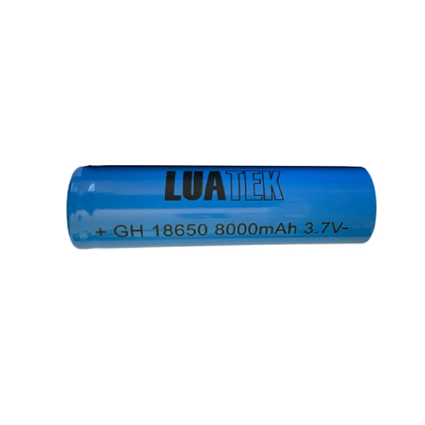 Bateria 18650 Recarregável 8000mAh 3.7V - Luatek