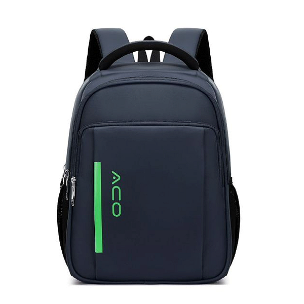 Mochila Para Notebook 13" com 3 Compartimentos, a Prova D'água, Cor Azul - Aco 2002-14