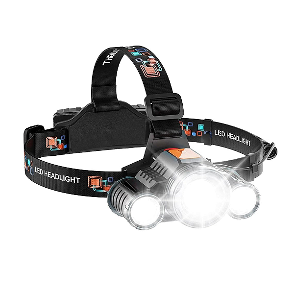 Lanterna de Cabeça Led Recarregável com 2000 Lumens - Lelong LE-8301