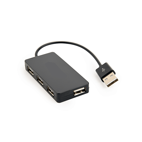 Hub USB Com 4 Portas, USB 2.0, 480 mbps, Design Ultra Fino - Lehmox Ley-1830