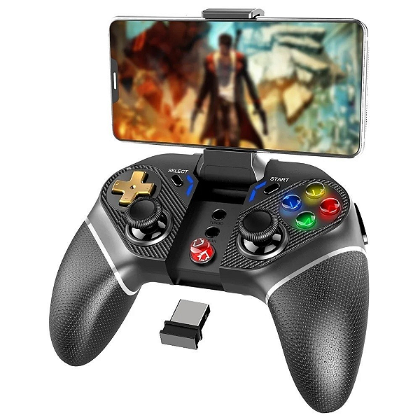Controle Gamepad Bluetooth para Android, iOS, PC, PS3, PS4, Nintendo Switch, Tv Box, Tablets - Ípega PG-9218