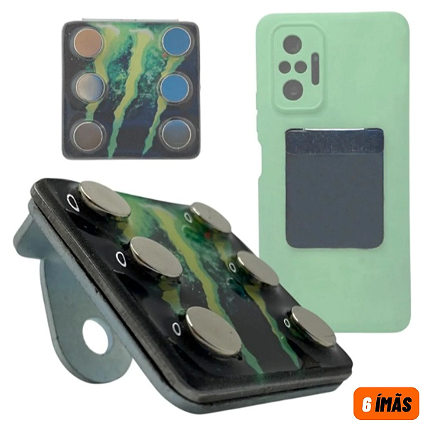Suporte Celular Magnético para Moto com 6 Imãs - Sup-7434