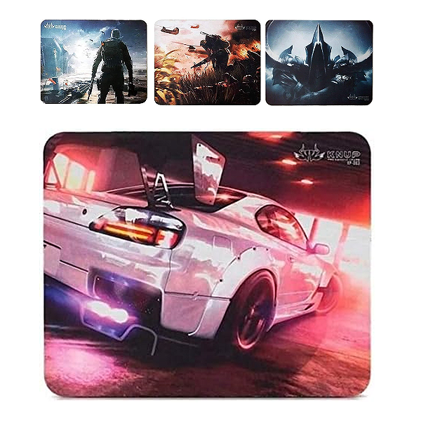 MousePad 26x21cm Pequeno, Antiderrapante - Knup KP-S03